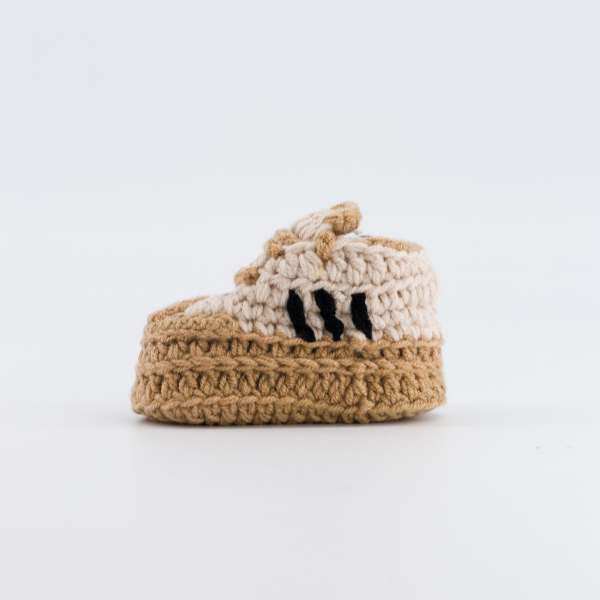 Gum Court Cream — handmade crochet baby shoes