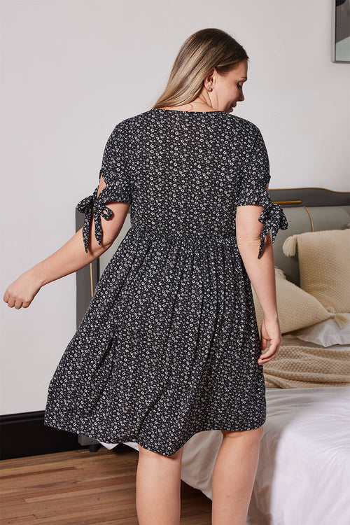 The Bloom V-Neck Nursing Dress