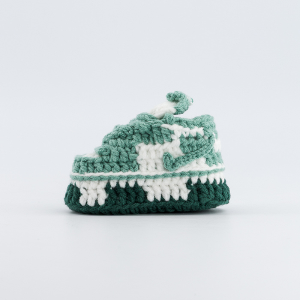 Mint Court — handmade crochet baby shoes