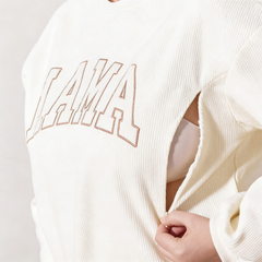 MAMA Nursing Zip Sweatshirt